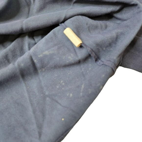 VTG Charlie Brown Shirtmakers SuperSuede Blue Button Up Shirt Size L 16-16 1/2 - Picture 7 of 13